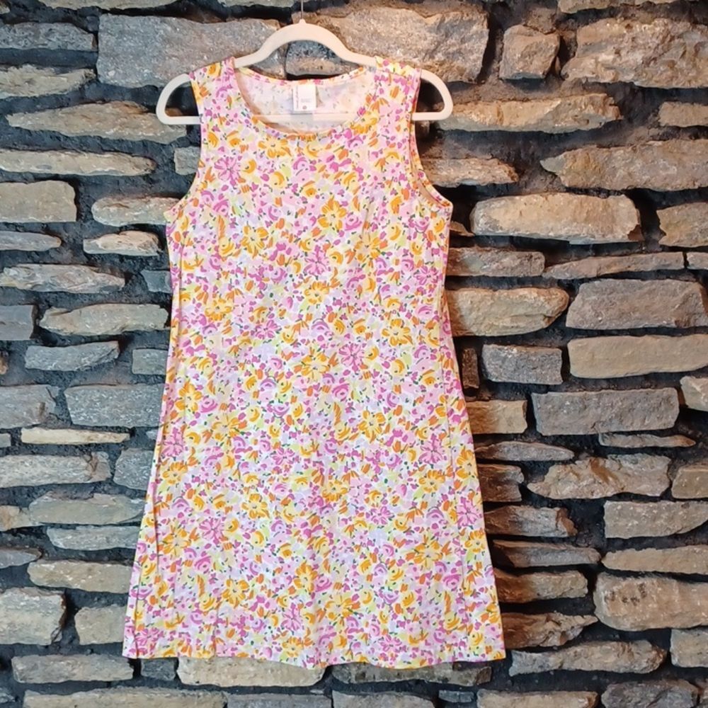Women's Hannan Andersson floral sleeveless dress sz small